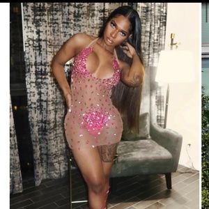 Alglist  Pink Panther Dress